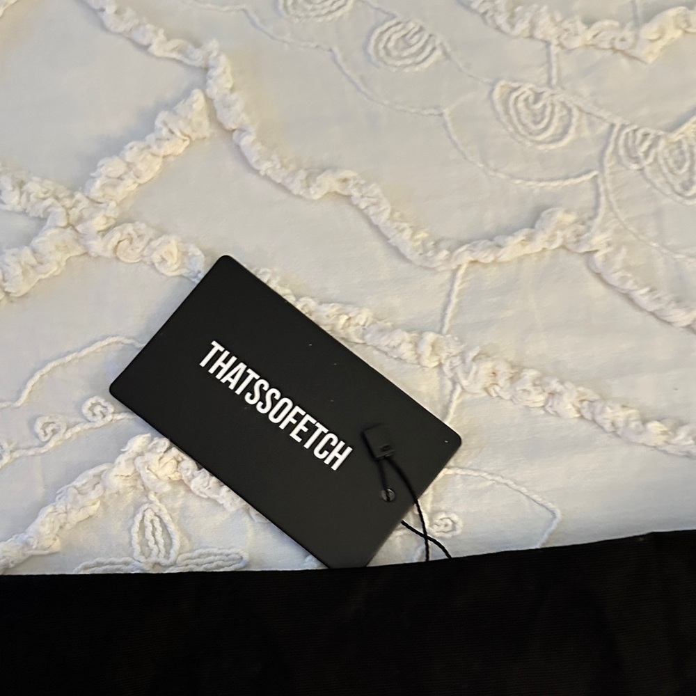 THATSSOFETCH Black Mini Skirt NWT - image 2